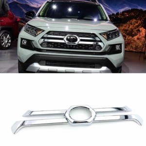 ABS クローム フロント センターグリル カバー トリム トヨタ RAV4 Adventure 2019 AL-AA-9447 AL