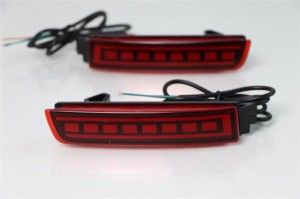 1 バケツ LED リア バンパー リフレクター テール ブレーキ インフィニティ FX37 35 50 日産 セントラ ジューク ムラーノ クエスト テラ 