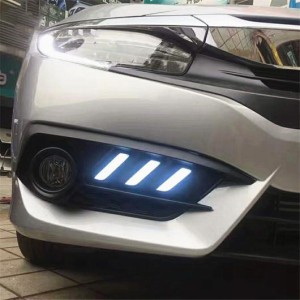 カー点滅 2個シビック 2016-2017 DRL LED 日中走行 ライト リレーデイライト スタイリング White yellow blue AL-BB-1361 AL