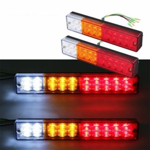 2個 12V 24 LED トラック リアテールライト警告灯リア ランプ キャラバンターン シグナル 灯 AL-BB-7330 AL