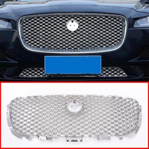 ジャガー F-ペース F ペース X761 2016 2017 ABS フロントグリル カバー トリム 選べる2バリエーション Down front Grill・Front grill c