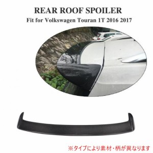 車用外装パーツ リア ルーフ スポイラー ウインドウ ウイング ステッカー 適用: フォルクスワーゲン VW トゥーラン 1T 2016-2017 グロッ