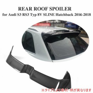 車用外装パーツ リア ルーフ スポイラー ウインドウ ウイング リップ 適用: アウディ S3 RS3 A3 TYP 8V Sライン ハッチバック 4 ドア 201