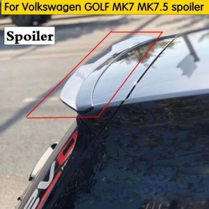 車用外装パーツ 適用: フォルクスワーゲン ゴルフ MK7 MK7.5 スポイラー 2014-2019 ゴルフ 7 ゴルフ 7.5 スポイラー 素材 リア ウイング 