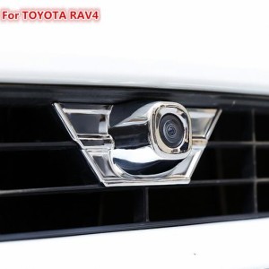適用: トヨタ RAV4 2016 ABS クローム 1ピース オート フロント ヘッド カメラ ピックアップ ピックアップ カバー トリム フレーム AL-EE