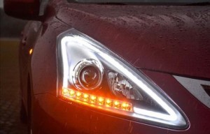 ヘッドライト 適用: 日産 ティーダ 2011-2015 LED ヘッドランプ デイタイムランニングライト DRL バイキセノン HID 4300K〜8000K 35W・55