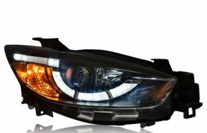 ヘッドライト 適用: マツダ CX-5 2013-2015 LED ヘッドランプ デイタイムランニングライト DRL バイキセノン HID 4300K〜8000K 35W・55W 