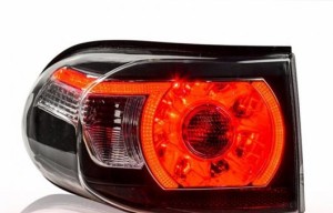 テール ランプ 適用: トヨタ FJ クルーザー ライト 2013FJ LED リア DRL + ブレーキ パーク シグナル ストップ レッド AL-HH-0201 AL