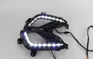 適用: ヒュンダイ/現代/HYUNDAI アバンテ LED フォグ ランプ デイタイムランニングライト 高光度 ガイド DRL AL-HH-0459 AL