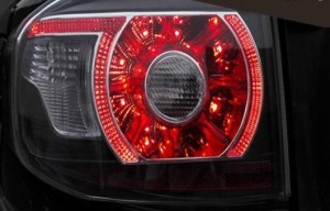 適用: トヨタ FJ クルーザー テールライト FJ150 LED テール ランプ リア DRL + ブレーキ パーク シグナル レッド AL-HH-0718 AL