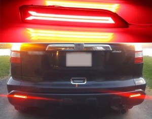 2ピース 適用: ホンダ シティ 2012 2013 2014 マルチファンクション LED リア バンパー ライト リア フォグランプ オート バルブ ブレー