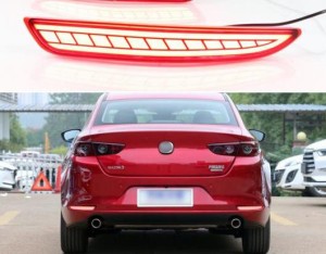 2ピース リア フォグランプ 適用: マツダ 3 MAZDA3 アクセラ 2019 2020 LED リア バンパー ブレーキ ライト ダイナミック ターンシグナル