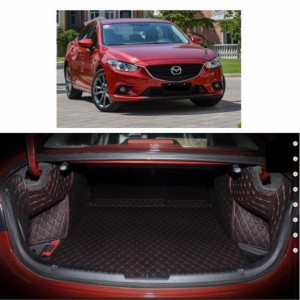 適用: レザー トランク マット カーゴ ライナー MAZDA6 2013 2014 2015 2016 2017 2018 2019 ラグ カーペット インテリア アクセサリー 