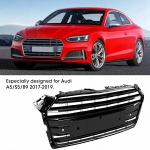 ブラック フロント バンパー グリル 適用: アウディ/AUDI A5/S5/B9 2017 2018 2019 レーシング AL-II-0423 AL