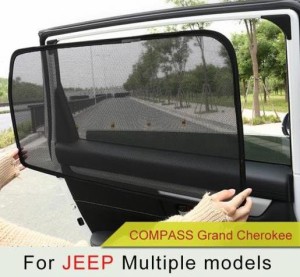 ウインドウ サンシェード メッシュ シェード ブラインド カスタム 適用: ジープ/JEEP グランドチェロキー コンパス 2 リア サンシェード