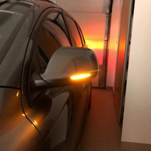 ダイナミック ウインカー LED サイド バックミラー ミラー インジケーター ウインカー リピーター ライト 適用: アウディ/AUDI Q5 SQ5 8R