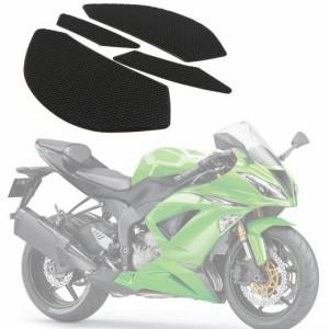 適用: カワサキ ZX-6R 2009-2016 ZX636 2012-2019 オートバイ ガス タンク パッド アンチ スリップ ステッカー サイド プロテクター AL-K