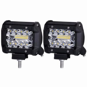 4インチ LED ライト ワーク バー 投光ランプ スポット コンボ ビーム 4 LED ドライビング ワーキング ランプ フォグ ライト 12V 24V トラ