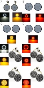 オートバイ バレット LED ウインカー インジケーター ライト ランプ + レンズ カバー 適用: ツーリング スポーツスター XL グライド 2ピ