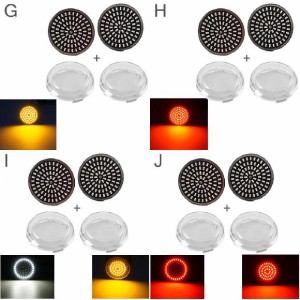 1ペア LED ウインカー インジケーター ライト ランプ 11561157 ライト 適用: スポーツスター ツーリング エレクトラ グライド ソフテイル