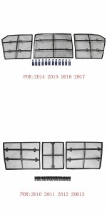 メッシュ フロント グリル 適用: トヨタ ランドクルーザー プラド 150 2010-2016 2017 2018 J150 LC150 FJ150 2014-217・2010-2013 AL-KK