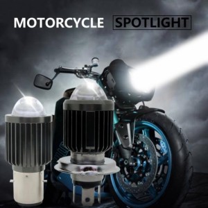 H4 LED オートバイ ヘッドライト LED BA20D LED バルブ 2000lm スーパー ブライト ホワイト ホワイト イエロー 1ピース・ホワイト ライト