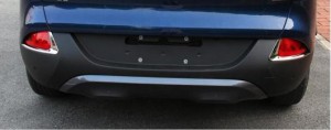 適用: ルノー/RENAULT カジャー 2016 2017 2018 2019 ABS クローム リア フォグライト カバー トリム テール フォグライト ランプ ガーニ