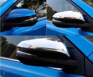 適用: トヨタ RAV4 RAV 4 2013 2015 2016 2017 ABS クローム サイド ドア ミラー オーバーレイ スタイリング バックミラー ミラー カバー