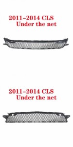 適用: メルセデス・ベンツ CLSクラス W218 2011-2014 ミドル グリル ABS プラスチック GT フロント グリル CLS300 CLS350 バーチカル バ