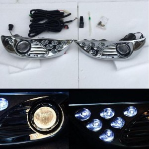 LED フロント フォグランプ デイタイムランニングライト 適用: トヨタ ランドクルーザー プラド 120 FJ120 LC120 2003 2004 2005 2006 20