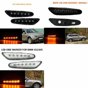 2ピース エラー LED サイドマーカー ランプ アンバー ウインカー ライト 適用: BMW E46 E60 E61 E81 E82 E83 E87 E88 E90 E91 E92 E93 ブ