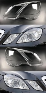 フロント ヘッド ライト オート シェル ヘッドライト レンズ 適用: メルセデス・ベンツ W212 E200 E260 E300 E350 2009 ~2013 ヘッドラン