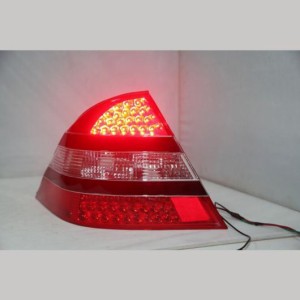 1ペア LED テールライト アセンブリ 1ペア LED テールライト アセンブリ 適用: メルセデス・ベンツ W220 S280 S320 2002-2008 リア ラン