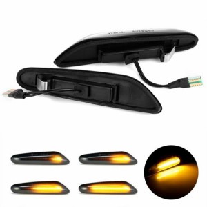 ライト 適用: BMW E46 E36 E60 E61 E90 E92 X1 E84 X3 LED ダイナミック ターンシグナルライト サイド フェンダー マーカー シーケンシャ