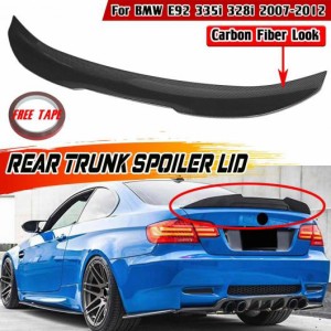 E92 リア スポイラー ウイング トランク リップ 適用: BMW E92 335i 328i 2007-2012 スタイル リア ルーフ リップ スポイラー ウイング 