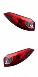 1ピース CX4 テールライト 適用: マツダ CX-4 2014- 2018 テール ランプ フォグ 1ピース 左 アウトサイド・1ピース 右 アウトサイド マツ