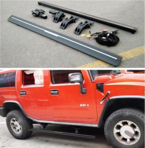 電動 モーター ペダル ランニング ボード サイド ステップ バー 適用: ハマー/HUMMER H2/H3 ハマー/HUMMER H2・ハマー/HUMMER H3 AL-OO-3