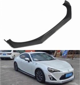 リアル カーボンファイバー フロント リップ スポイラー バンパー カバー 適用: トヨタ 86 GT86 GT 2017 2018 2019 2020 AL-OO-3255 AL