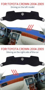 適用: トヨタ クラウン ROYAL S180 2003 2004 2005 2006 2007 2008 滑り止め マット ダッシュボード カバー パッド サンシェード クラウ