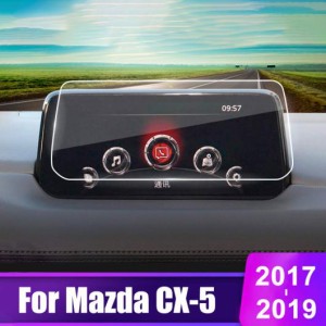 AL 適用: マツダ CX-5 CX5 CX 5 2017 2018 2019 強化ガラス GPS ナビゲーション スクリーン プロテクター フィルム LCD タッチ ステッカ