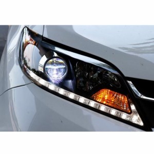 ヘッド ランプ ケース 適用: トヨタ シエナ ヘッドライト LED ヘッドライト DRL レンズ ダブル ビーム バイキセノン HID 4300K〜6000K AL