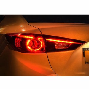 適用: MAZDA3 テール ライト 2014-2018 MAZDA3 アクセラ セダン LED テール ランプ LED DRL シグナル ブレーキ リバース AL-OO-8409 AL