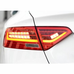 4ピース 適用: アウディ/AUDI A5 テール ライト 2008-2016 A5 LED テール ランプ+ダイナミック ウインカー+ブレーキ+リバース LED ライト