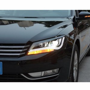 適用: VW パサート B7 ヘッドライト 2011-2015 アメリカ パサート CC LED ヘッドライト DRL バイキセノン レンズ ハイ ロー ビーム パー