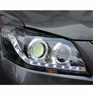 ヘッド ランプ 適用: トヨタ カムリ LED ヘッドライト 2009-2011 カムリ LED DRL デイタイムランニングライト バイキセノン HID アクセサ