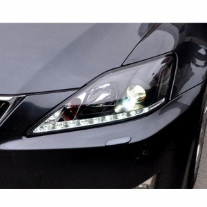 スタイル LED ヘッド ランプ 適用: レクサス IS250 IS300 IS350 LED ヘッドライト 2006-2009 IS250 DRL H7 HID バイキセノン レンズ ロー