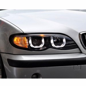 適用: BMW E46 ヘッドライト 1998-2004 E46 LED ヘッドライト DRL バイキセノン レンズ ハイ ロー ビーム パーキング HID フォグランプ 4