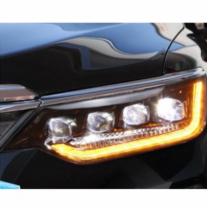 適用: カムリ V55 オール LED ヘッドライト 2015-2017 カムリ ヘッドランプ LED レンズ プロジェクター ダイナミック ウインカー AL-OO-8