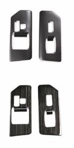 ステンレス スチール ウインドウ ガラス リフト スイッチ ボタン カバー トリム ステッカー 適用: トヨタ FJ クルーザー 2007-2021 オー