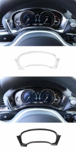 適用: BMW X3 G01 2018-2021 ABS カーボンファイバー ダッシュボード ディスプレイ メーター リング スピードメーター ゲージ カバー ト